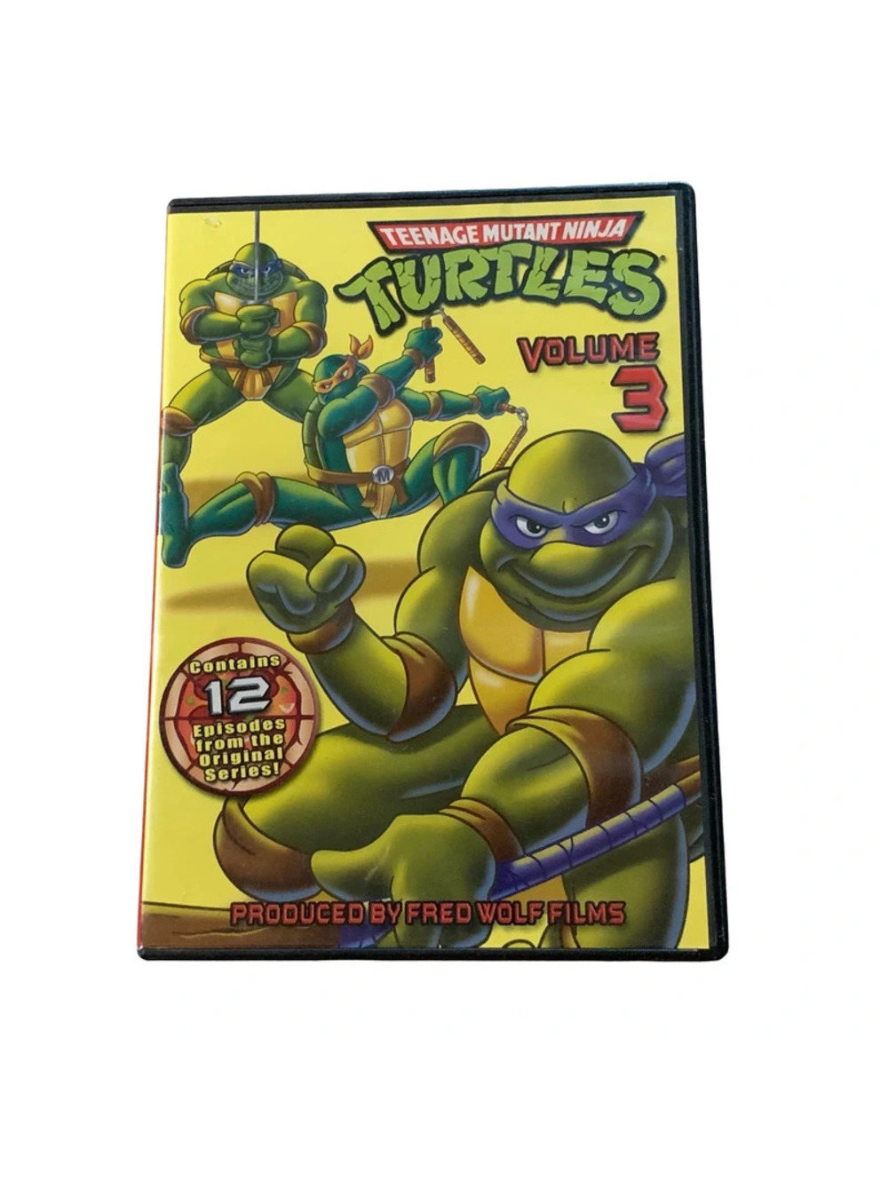 Teenage Mutant Ninja Turtles Original Series Volume 3 DVD 12 Episodes NR